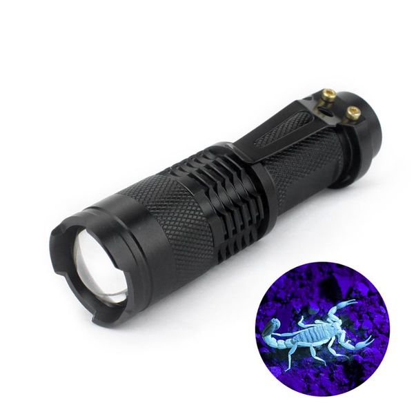 flashlights torches uv 395nm ultraviolet torch blacklight lights zoomable camping lantern waterproof pets urine detector 6pcs/10p
flashlights torches uv 395nm ultraviolet torch blacklight lights zoomable camping lantern waterproof pets urine detector 6pcs/10p