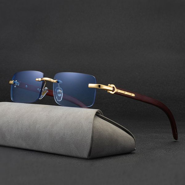 designer fashion men's new frameless raw wood leg catapult optical frame sunglasses, White;black
designer fashion men's new frameless raw wood leg catapult optical frame sunglasses, White;black