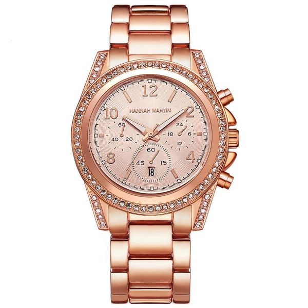 wristwatches women's calendar rose gold fashion business diamond watch stainless steel quartz belt, Slivery;brown
wristwatches women's calendar rose gold fashion business diamond watch stainless steel quartz belt, Slivery;brown
