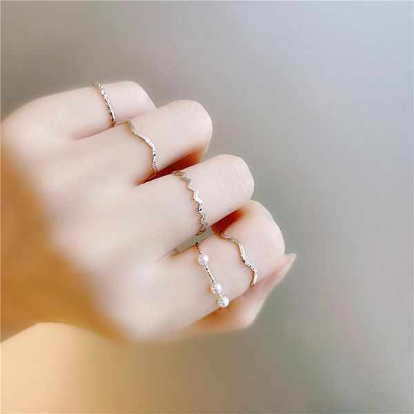 pcs/ set silver color thin ring for women girls 2021 arrival simulated pearl little finger wholesale cluster rings, Golden;silver
pcs/ set silver color thin ring for women girls 2021 arrival simulated pearl little finger wholesale cluster rings, Golden;silver