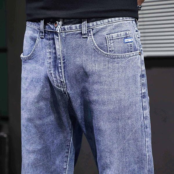 men's jeans autumn products loose tide brand ins spring and trend all-match microha small straight pants, Blue
men's jeans autumn products loose tide brand ins spring and trend all-match microha small straight pants, Blue