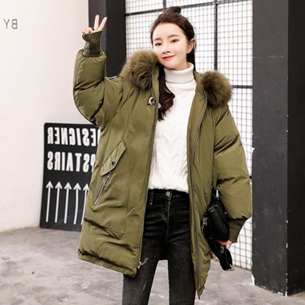 women's trench coats 2021 korean version winter embroidered hooded cotton coat women long sleeve colored fur collar thick warm cc49, Tan;black
women's trench coats 2021 korean version winter embroidered hooded cotton coat women long sleeve colored fur collar thick warm cc49, Tan;black