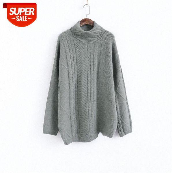 940493 high-neck thick sweater korean loose hedging twist bottoming #gb4j, Black;gray
940493 high-neck thick sweater korean loose hedging twist bottoming #gb4j, Black;gray