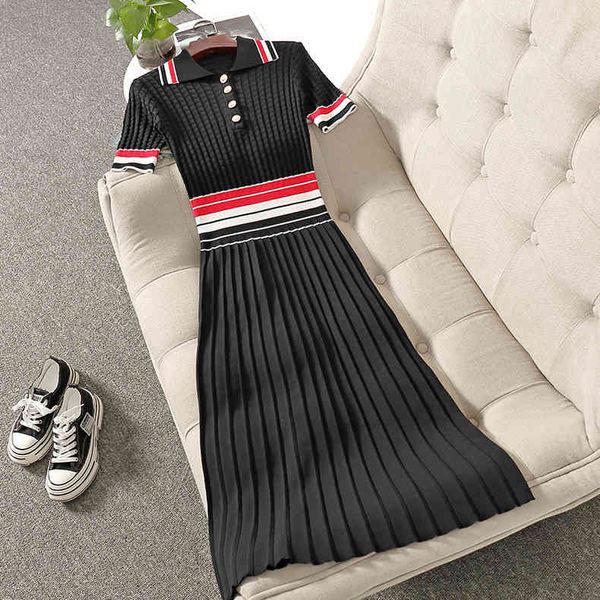 casual dresses summer long sleeve lapel neck black striped knitted pleated buttons mid-calf dress elegant 21a152104141 fg0q, Black;gray
casual dresses summer long sleeve lapel neck black striped knitted pleated buttons mid-calf dress elegant 21a152104141 fg0q, Black;gray