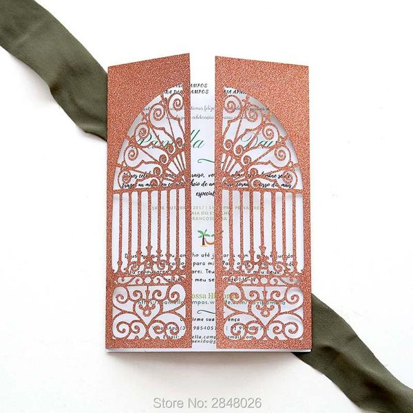 greeting cards 50pcs metallic gold gatefold wedding invitation,laser cut custom invitations, personalized card
greeting cards 50pcs metallic gold gatefold wedding invitation,laser cut custom invitations, personalized card