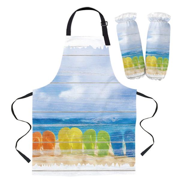 aprons daily cleaning apron set ocean colorful slippers beach chef waiter anti-oil kids cooking gardening work sleeve cover
aprons daily cleaning apron set ocean colorful slippers beach chef waiter anti-oil kids cooking gardening work sleeve cover