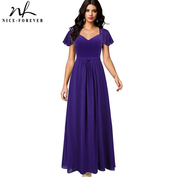 nice-forever elegant floral lace patchwork with v neck gown celebrity party maxi long women flare dress btya024 210419, White
nice-forever elegant floral lace patchwork with v neck gown celebrity party maxi long women flare dress btya024 210419, White