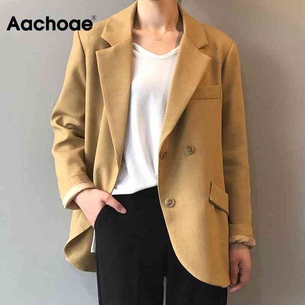 aachoae notched neck solid blazer suit women long sleeve lady loose office coat outerwear pockets casual female jacket autumn 210413, White;black
aachoae notched neck solid blazer suit women long sleeve lady loose office coat outerwear pockets casual female jacket autumn 210413, White;black