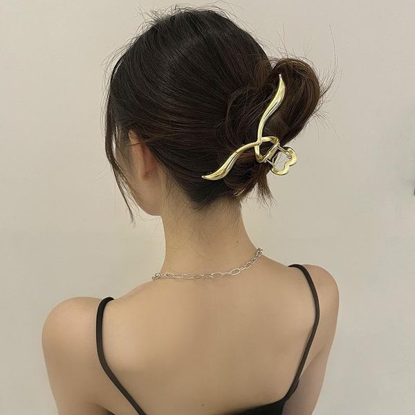 hair clips & barrettes temperament love curved clip female summer fashion simple back head 2021 hairpin headdress pins, Golden;silver
hair clips & barrettes temperament love curved clip female summer fashion simple back head 2021 hairpin headdress pins, Golden;silver