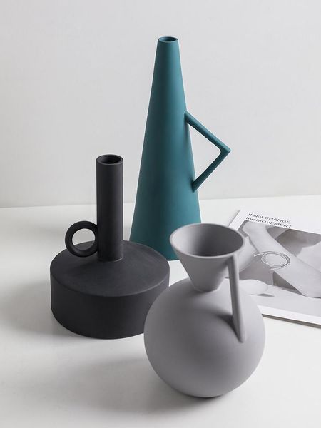 vases nordic minimalist ceramic vase ornament home porcelain flower figurines geometric art decoration accessories
vases nordic minimalist ceramic vase ornament home porcelain flower figurines geometric art decoration accessories