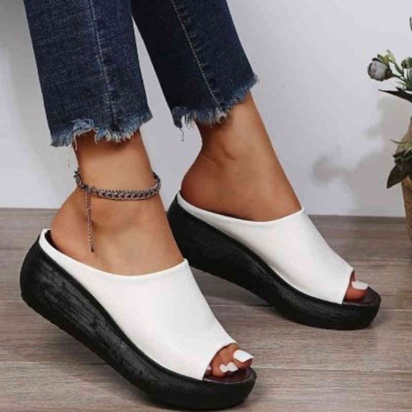 sandals novos produtos de verão das mulheres chinelos de couro pu esponja bolo esfriar 7kg220 slope salto plataforma praia flip flops mf1q, Black
sandals novos produtos de verão das mulheres chinelos de couro pu esponja bolo esfriar 7kg220 slope salto plataforma praia flip flops mf1q, Black