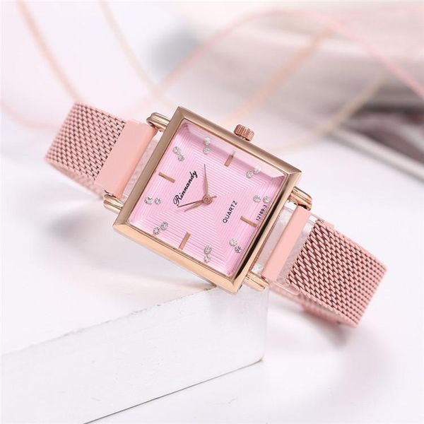 wristwatches ladies magnetic clock luxury women watches fashion square diamond female quartz relogio feminino zegarek damski, Slivery;brown
wristwatches ladies magnetic clock luxury women watches fashion square diamond female quartz relogio feminino zegarek damski, Slivery;brown