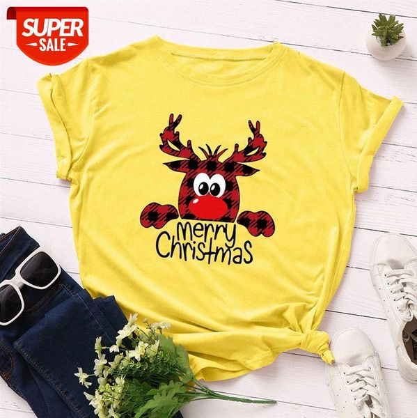 christmas spot european and american women's loose round neck short-sleeved cotton t-shirt blouse #jb3r, White
christmas spot european and american women's loose round neck short-sleeved cotton t-shirt blouse #jb3r, White