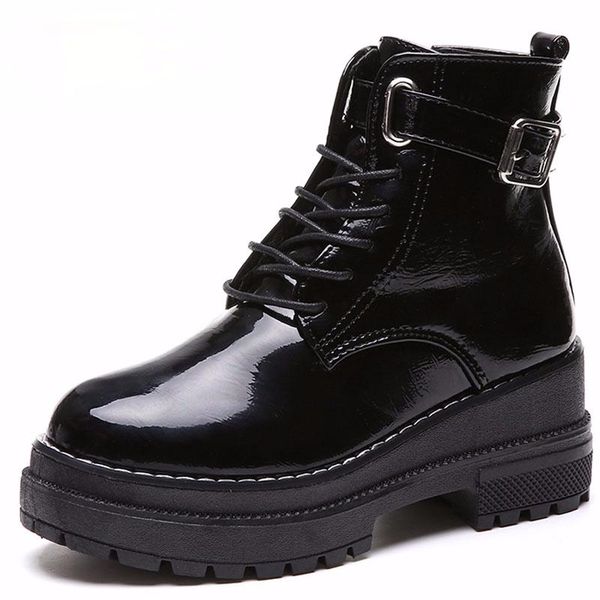 fashion platform shoes women punk black gothic ankle boots womens wedge lace up motorcycle mujer
fashion platform shoes women punk black gothic ankle boots womens wedge lace up motorcycle mujer
