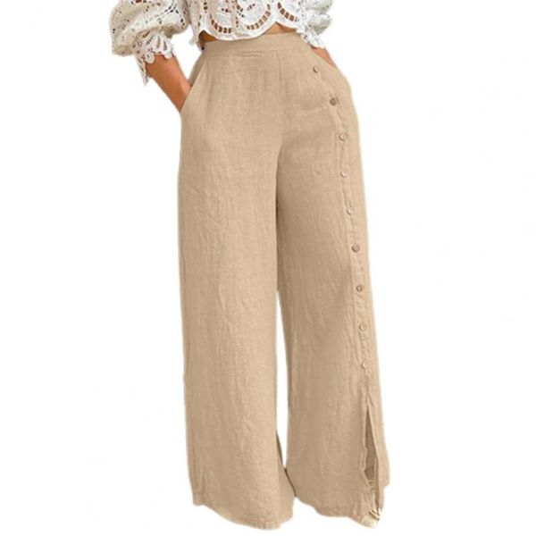 women's pants & capris fashion sports multi buttons wide leg trousers office lady split loose straight long high waist streetwear, Black;white
women's pants & capris fashion sports multi buttons wide leg trousers office lady split loose straight long high waist streetwear, Black;white