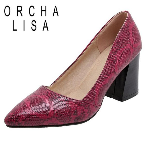 dress shoes orcha lisa spring autumn woman pumps pointed toe 8cm hoof heels slip on snake pattern size 32-48 date c1918, Black
dress shoes orcha lisa spring autumn woman pumps pointed toe 8cm hoof heels slip on snake pattern size 32-48 date c1918, Black
