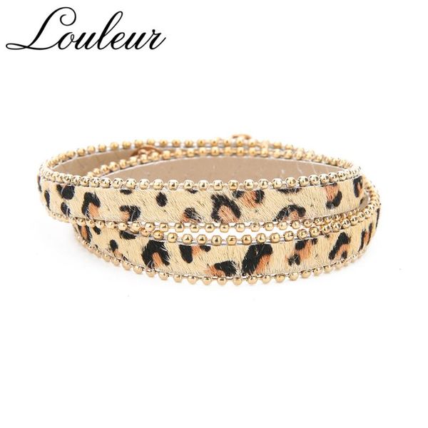 charm bracelets louleur spring button adjustable leopard black gold beads chain bohemian fur bracelet for women jewelry, Golden;silver
charm bracelets louleur spring button adjustable leopard black gold beads chain bohemian fur bracelet for women jewelry, Golden;silver