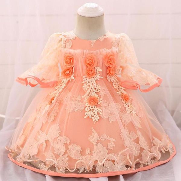 girl's dresses kids for girls princess wedding gown 3d flower tulle teen girl party dress children clothing summer, Red;yellow
girl's dresses kids for girls princess wedding gown 3d flower tulle teen girl party dress children clothing summer, Red;yellow