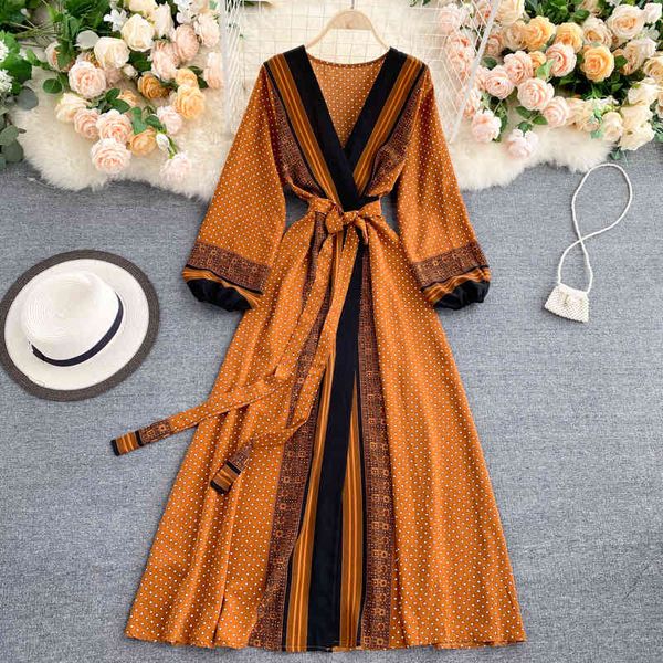casual dresses women vintage spirng summer v-neck geometric flower print sun long sleeve maxi d6w4, Black;gray
casual dresses women vintage spirng summer v-neck geometric flower print sun long sleeve maxi d6w4, Black;gray