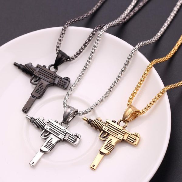 charms lookmecool gothic hip hop uzi kolye gun shape pendant necklace gold black silver color army style chain men necklaces jewelry, Bronze;silver
charms lookmecool gothic hip hop uzi kolye gun shape pendant necklace gold black silver color army style chain men necklaces jewelry, Bronze;silver