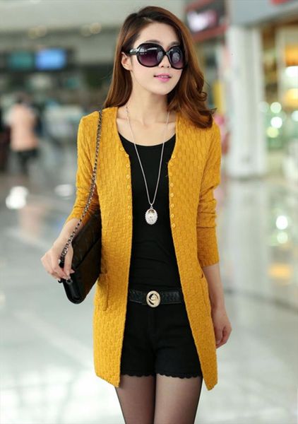 women cardigans vintage spring autumn womens sweaters medium long cardigan female fashion knitted outerwear sweater, White;black
women cardigans vintage spring autumn womens sweaters medium long cardigan female fashion knitted outerwear sweater, White;black