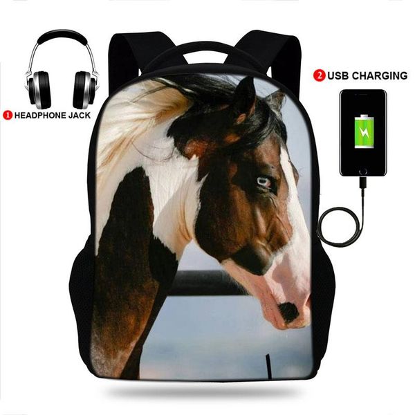 backpack 2021 horse print usb charging school bags shoulder bag laptravel rucksack for teenagers
backpack 2021 horse print usb charging school bags shoulder bag laptravel rucksack for teenagers