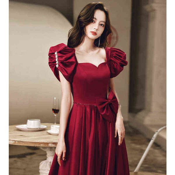 prom luxury boutique occasion dresses toasting bride autumn long wine red engagement evening heavy industrial satin solid, Black
prom luxury boutique occasion dresses toasting bride autumn long wine red engagement evening heavy industrial satin solid, Black