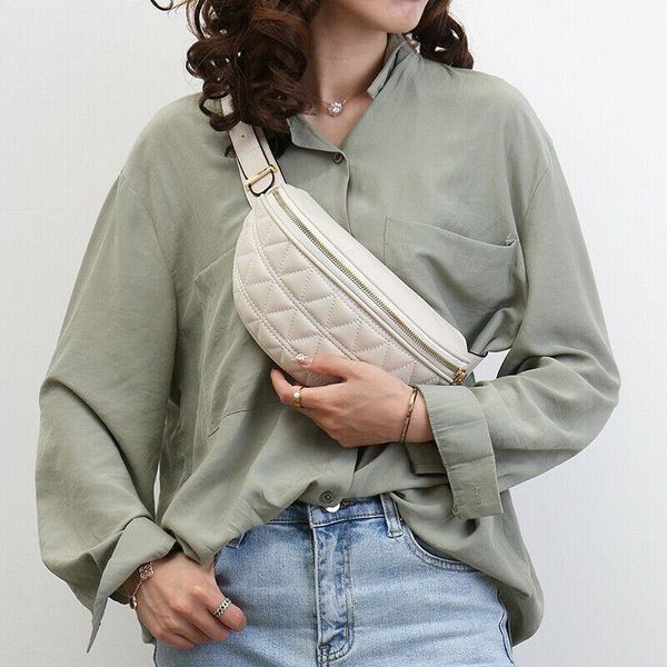 est women travel waist fanny pack money belt bum bag pouch luxury leather rhombus chest female shoulder bags
est women travel waist fanny pack money belt bum bag pouch luxury leather rhombus chest female shoulder bags