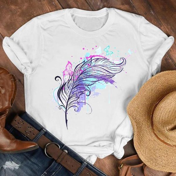feather watercolor cute camisas mujer women t shirts fashion clothes print tee graphic, White
feather watercolor cute camisas mujer women t shirts fashion clothes print tee graphic, White