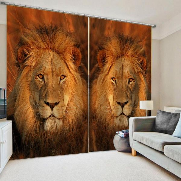 custom 3d curtain fabric gold lion curtains window for living room office bedroom & drapes
custom 3d curtain fabric gold lion curtains window for living room office bedroom & drapes