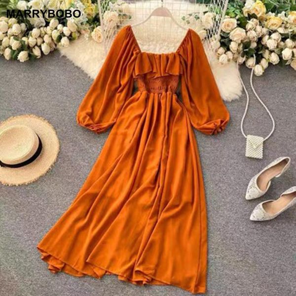 casual dresses vintage elegant high waist ruffle party 2021 square collar long sleeve dress women autumn chiffon, Black;gray
casual dresses vintage elegant high waist ruffle party 2021 square collar long sleeve dress women autumn chiffon, Black;gray