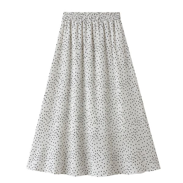 fashion dots printed womens skirt spring summer a-line pleated underwear chiffon long skirts holidays outwear 210524, Black
fashion dots printed womens skirt spring summer a-line pleated underwear chiffon long skirts holidays outwear 210524, Black