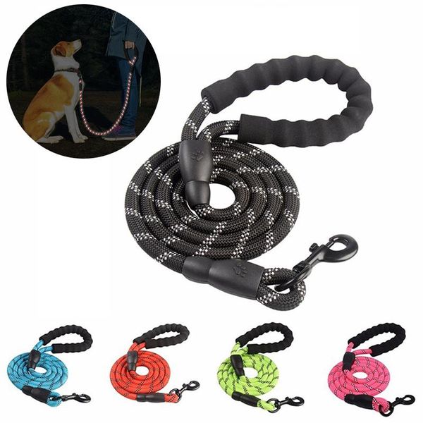 1.5m reflective large dog leash nylon rope leads durable mountain climbing training leashes for small puppy dogs collars &
1.5m reflective large dog leash nylon rope leads durable mountain climbing training leashes for small puppy dogs collars &