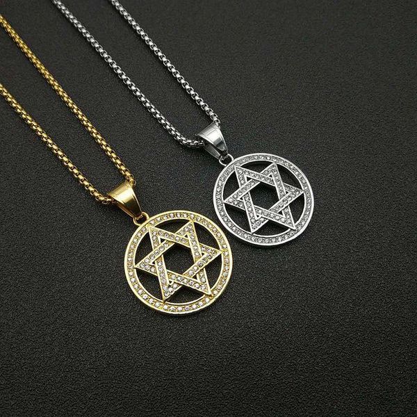 pendant necklaces hip hop star of david necklace with chain gold color iced out hexagram israel men's jewelry drop, Silver
pendant necklaces hip hop star of david necklace with chain gold color iced out hexagram israel men's jewelry drop, Silver