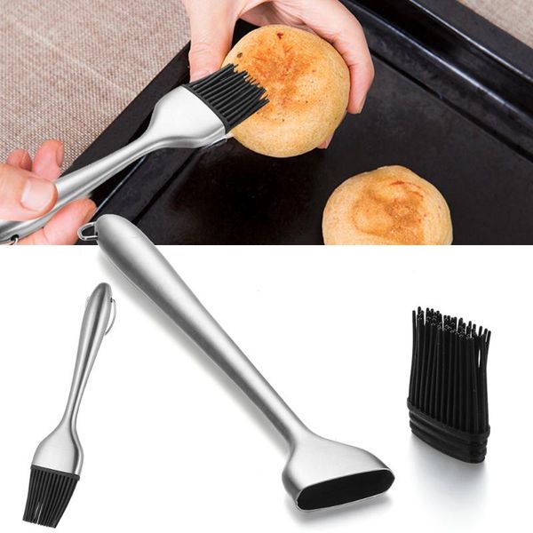 tools & accessories bbq basting oil brush stainless steel brushes silicone bristles outdoor barbecue grill
tools & accessories bbq basting oil brush stainless steel brushes silicone bristles outdoor barbecue grill