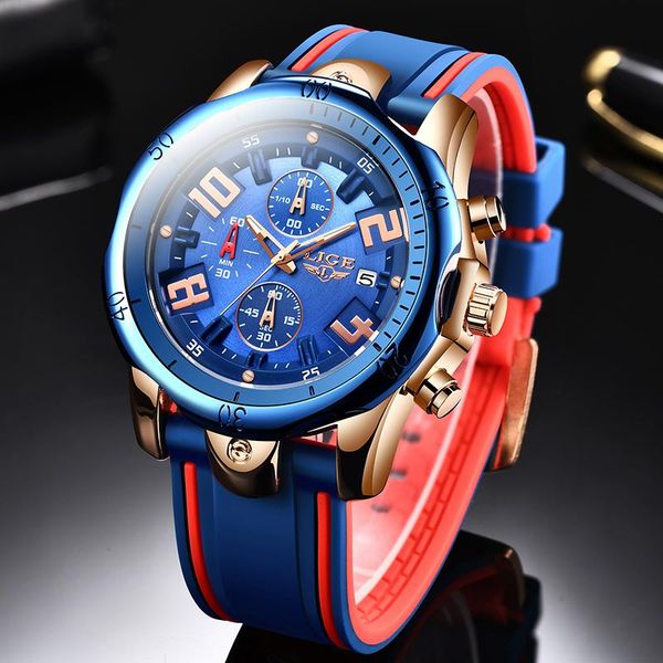 wristwatches lige 2021 male gold watches silicone waterproof mens fashion sport chronograph quartz men watch+box, Slivery;brown
wristwatches lige 2021 male gold watches silicone waterproof mens fashion sport chronograph quartz men watch+box, Slivery;brown