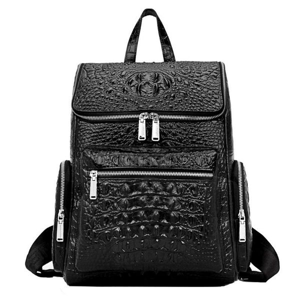 backpack leather alligator-print shoulder bag male head layer cowhy student fashion travel high-capacity business
backpack leather alligator-print shoulder bag male head layer cowhy student fashion travel high-capacity business