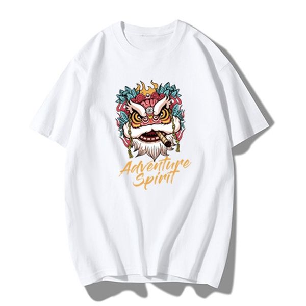 2021 summer new 21 combed 190g cotton men's short sleeve t-shirt round neck loose fashion, White;black
2021 summer new 21 combed 190g cotton men's short sleeve t-shirt round neck loose fashion, White;black