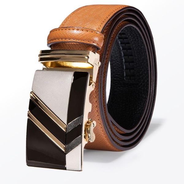 belts business style light brown leather belt with gold buckle automatic for men fashion ratchet male, Black;brown
belts business style light brown leather belt with gold buckle automatic for men fashion ratchet male, Black;brown