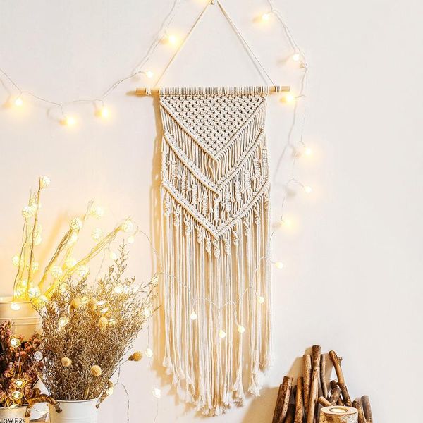 decorative objects & figurines macrame woven tapestry wall hanging, boho chic bohemian home geometric art decor - for decor, party decoratio
decorative objects & figurines macrame woven tapestry wall hanging, boho chic bohemian home geometric art decor - for decor, party decoratio