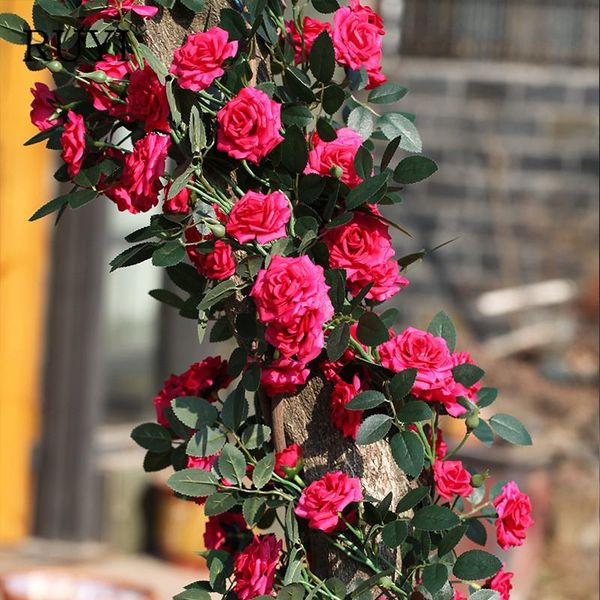 artificial flowers rose vine wedding scene decoration silk flower green leaves garland string home hanging fake wall decorative & wreaths
artificial flowers rose vine wedding scene decoration silk flower green leaves garland string home hanging fake wall decorative & wreaths