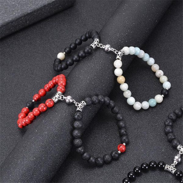 beaded, strands 2pcs/set magnet bracelet matching couple stone distance paired bracelets lovers jewelry valentine's day gifts, Black
beaded, strands 2pcs/set magnet bracelet matching couple stone distance paired bracelets lovers jewelry valentine's day gifts, Black