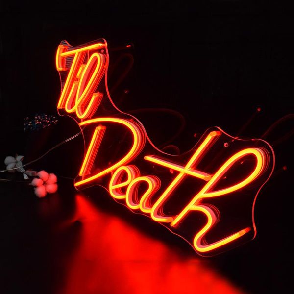other lighting bulbs & tubes until death neon sign custom text light led party home room decoration personality art
other lighting bulbs & tubes until death neon sign custom text light led party home room decoration personality art