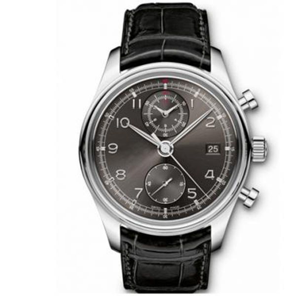 wristwatches men's automatic mechanical chronograph watch luxury iw390404 black dial 42mm leather strap 1:1, Slivery;brown
wristwatches men's automatic mechanical chronograph watch luxury iw390404 black dial 42mm leather strap 1:1, Slivery;brown