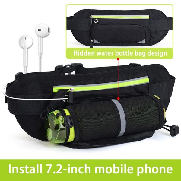 outdoor bags waist pack with water bottle holder waterproof belt fits less than 6.6 inch phone reflective hydration for running hiking
outdoor bags waist pack with water bottle holder waterproof belt fits less than 6.6 inch phone reflective hydration for running hiking