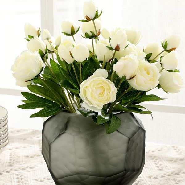 decorative flowers & wreaths 30cm peony artificial silk bouquet 4 heads fake flower for wedding living room bedroom desk decoration indoor
decorative flowers & wreaths 30cm peony artificial silk bouquet 4 heads fake flower for wedding living room bedroom desk decoration indoor