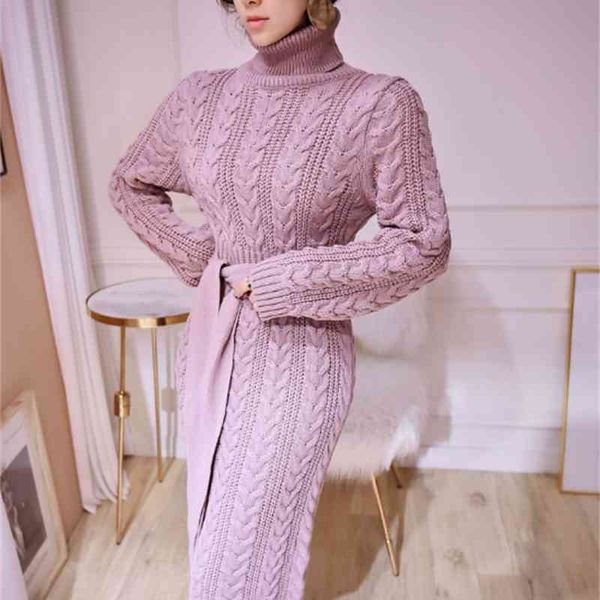 sweaters High low mesh dress in women's clothing belt solid waist elegant sleeve full neck warm, White;black
sweaters High low mesh dress in women's clothing belt solid waist elegant sleeve full neck warm, White;black
