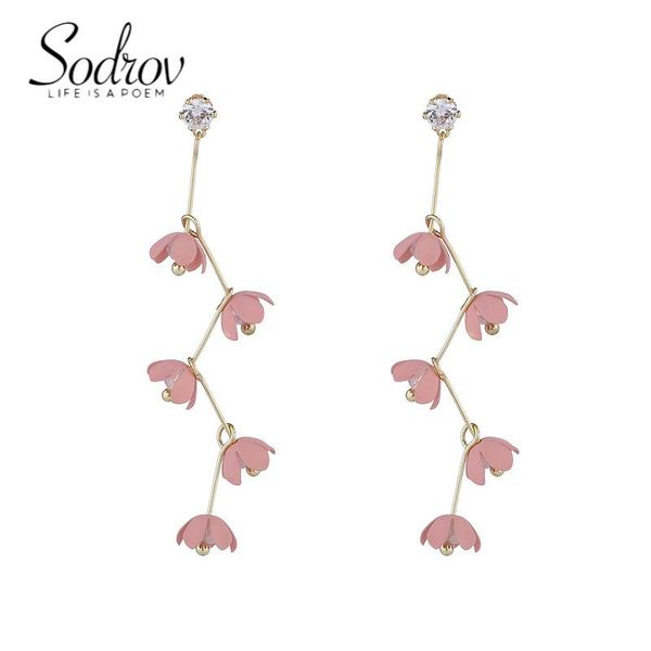 stud 2021 trend jewelry korean fashion summer fall pink flower earrings for women long clip on gift earring drop pearls, Golden;silver
stud 2021 trend jewelry korean fashion summer fall pink flower earrings for women long clip on gift earring drop pearls, Golden;silver