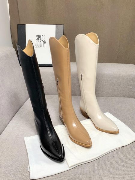 boots western cowboy thick heel pointed v-shaped retro knighthood women's knee high, Black
boots western cowboy thick heel pointed v-shaped retro knighthood women's knee high, Black
