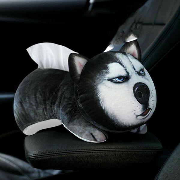 tissue boxes & napkins creative cartoon box animal car hanging paper napkin cover holder home